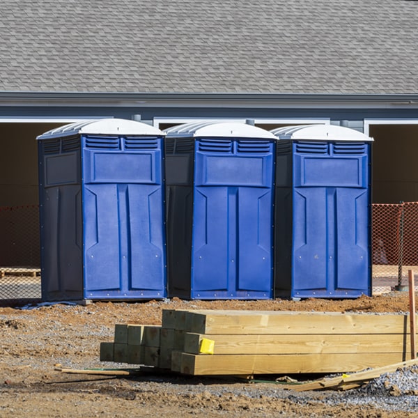 how do i determine the correct number of porta potties necessary for my event in Apple Springs